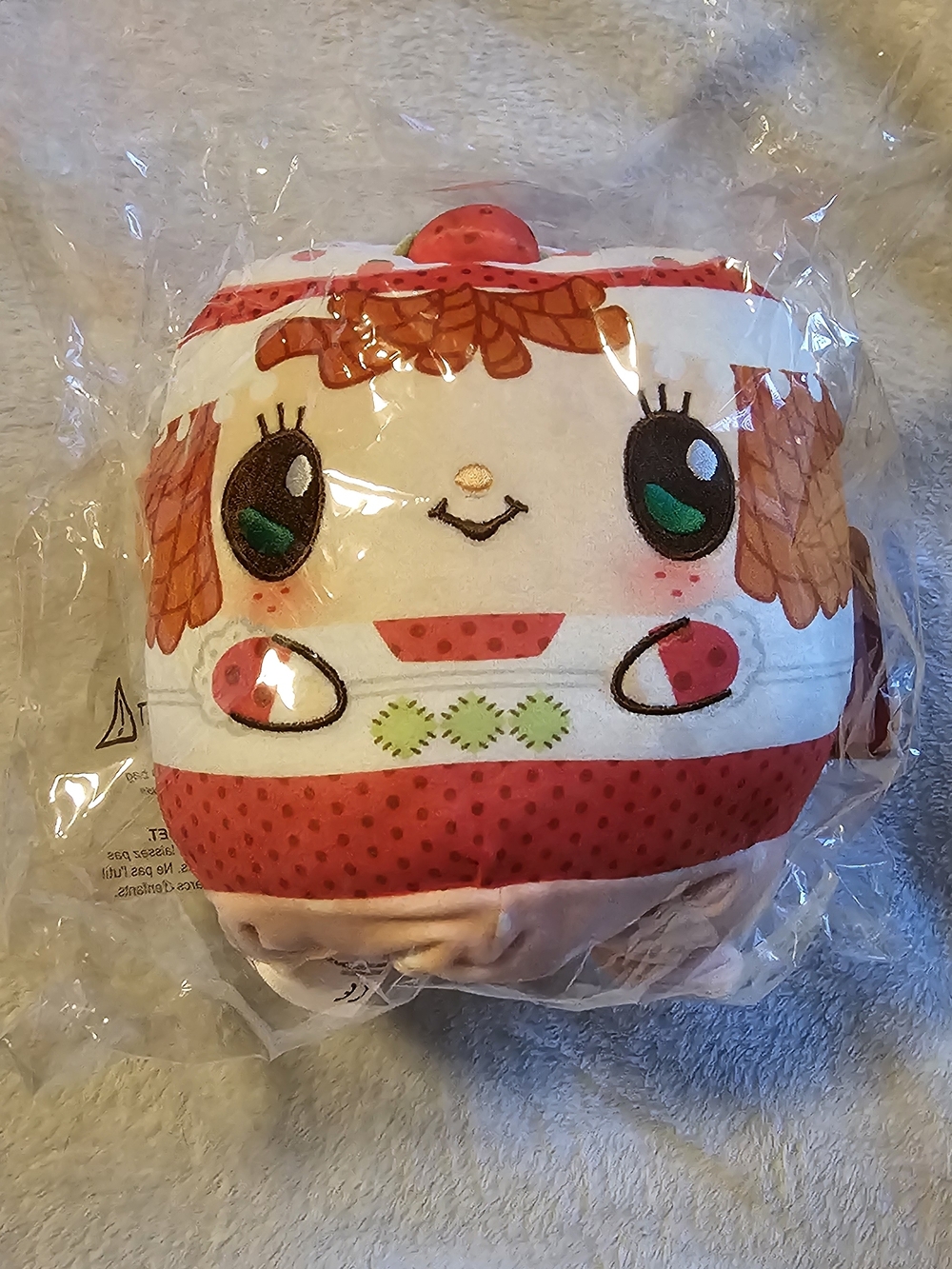 TeeTurtle Strawberry Shortcake Scented Reversible Plush 6"